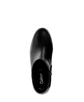 Gabor Black Wedge Ankle Boot |7478027B, autumn winter 2025