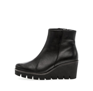 Gabor Black Wedge Ankle Boot |7478027B, autumn winter 2025