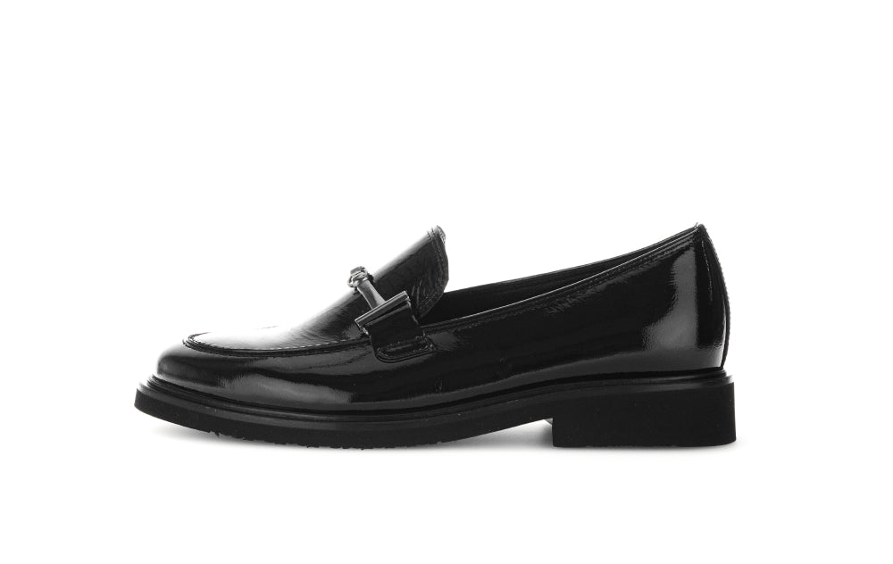 Gabor Black Patent Loafer|7521197, autumn winter 2025
