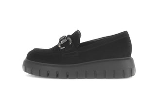 Gabor Platform Black Loafer|7530417, autumn winter 2025