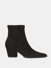 Load image into Gallery viewer, Miss Elastic Black Ankle Boot|7537605NE
