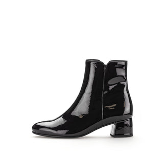 Gabor Black Patent Ankle Boot|7568097, autumn winter 2025