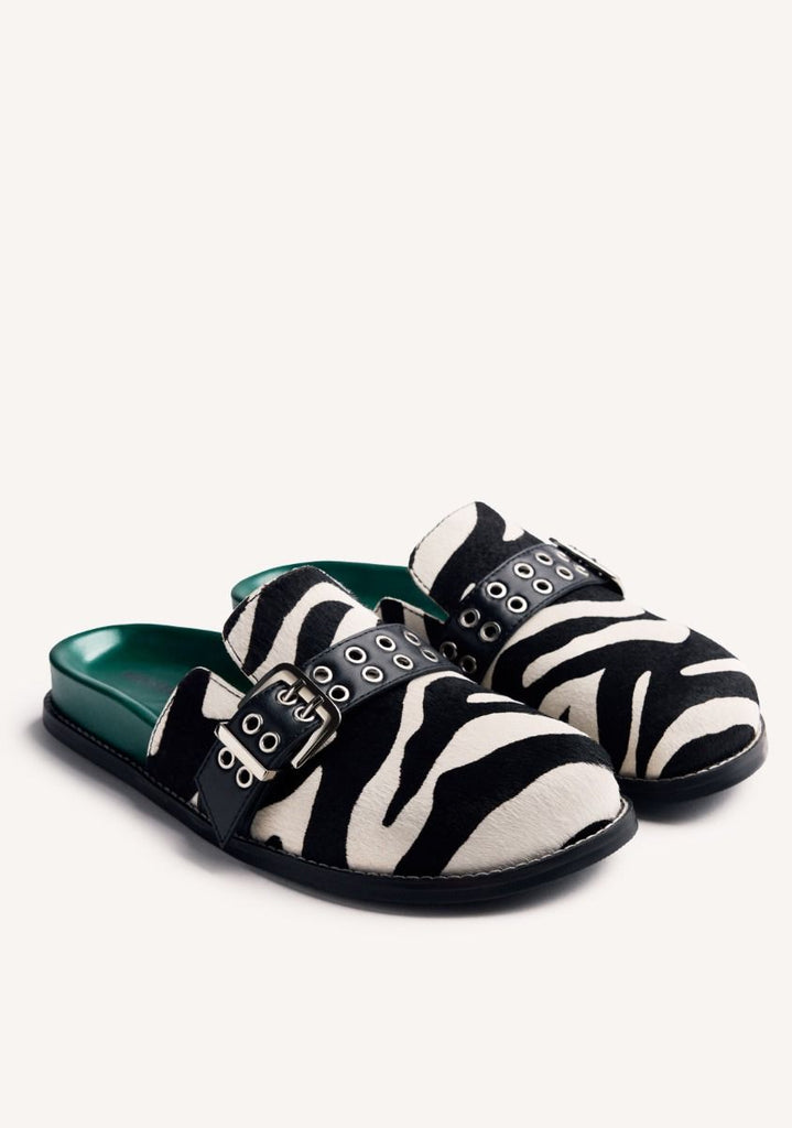 Gioseppo Zebra Clog