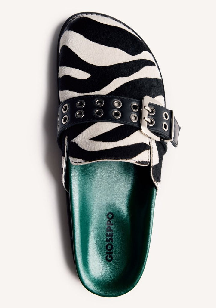 Gioseppo Zebra Clog