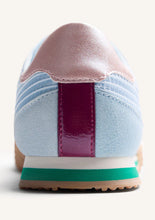 Load image into Gallery viewer, Gioseppo Leather and Mesh Baby Blue Trainer||78029BLU
