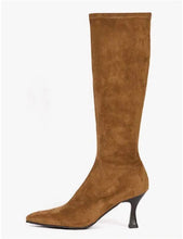 Load image into Gallery viewer, Miss Elastic Cognac Tall Boot|7804108CU
