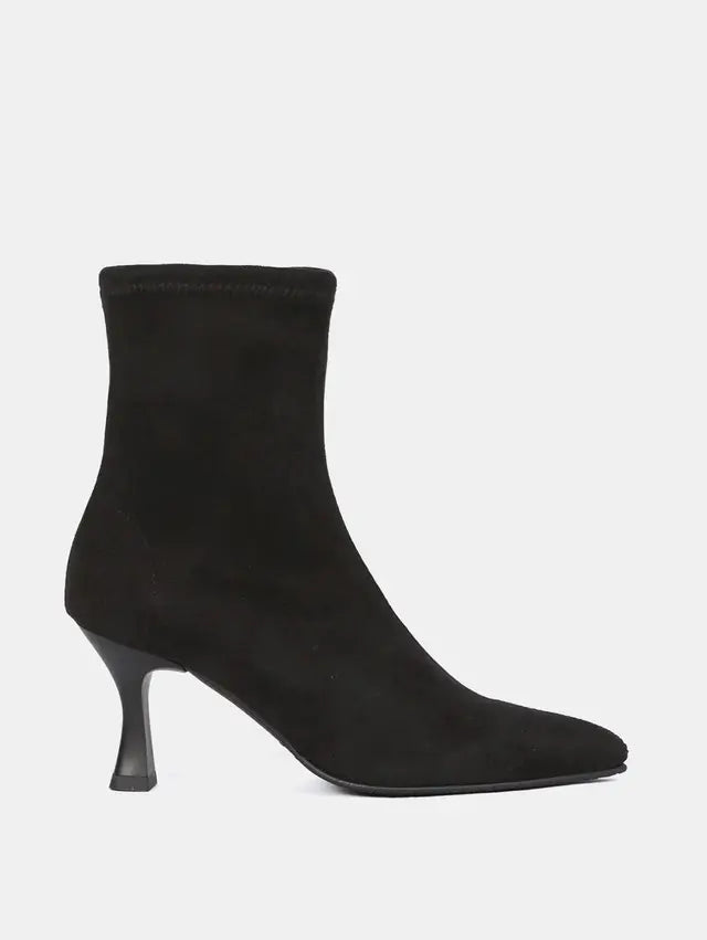 Miss Elastic Black Ankle Boot|7804205NE
