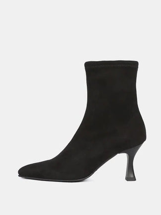 Miss Elastic Black Ankle Boot|7804205NE