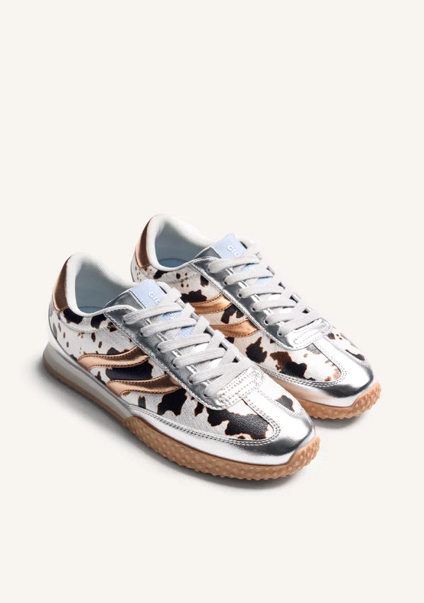 Gioseppo  Animal Print Leather Trainer|78069COW