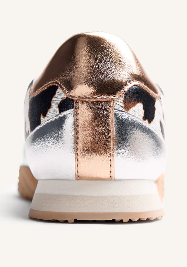 Gioseppo  Animal Print Leather Trainer|78069COW