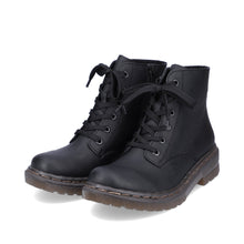 Load image into Gallery viewer, Rieker Black Laced Ankle Boot|7824000N

