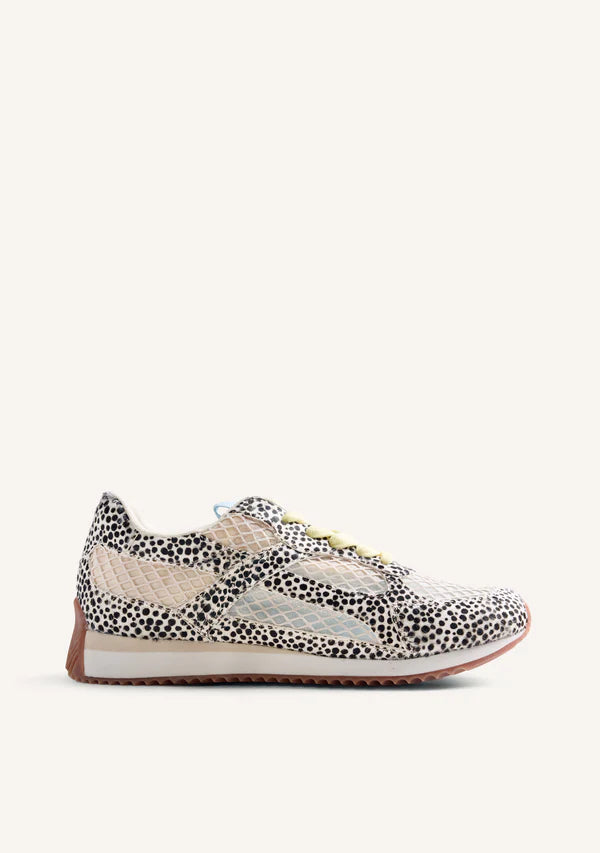 Gioseppo Animal Print and Mesh Trainer|78626