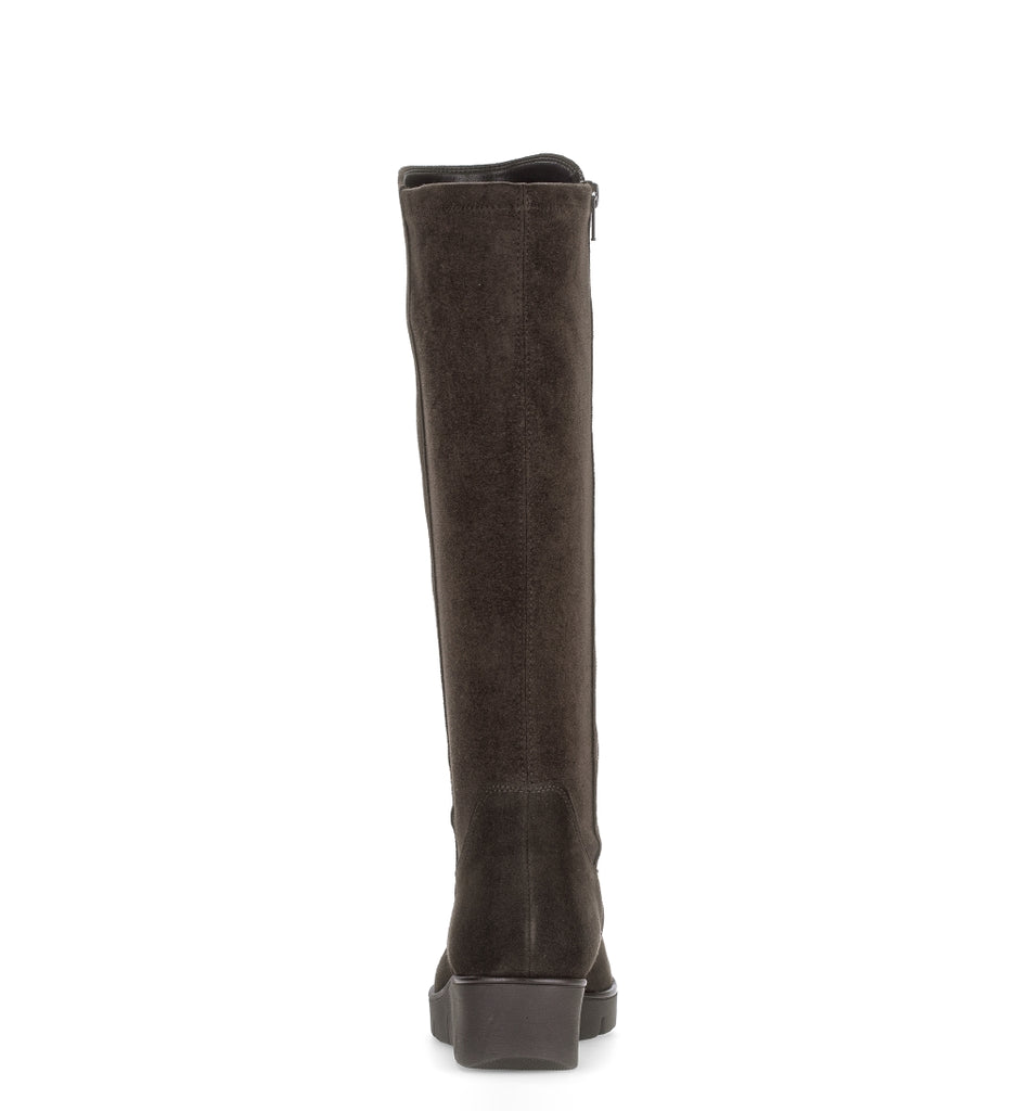Gabor Brown Suede Tall Boot|800503002