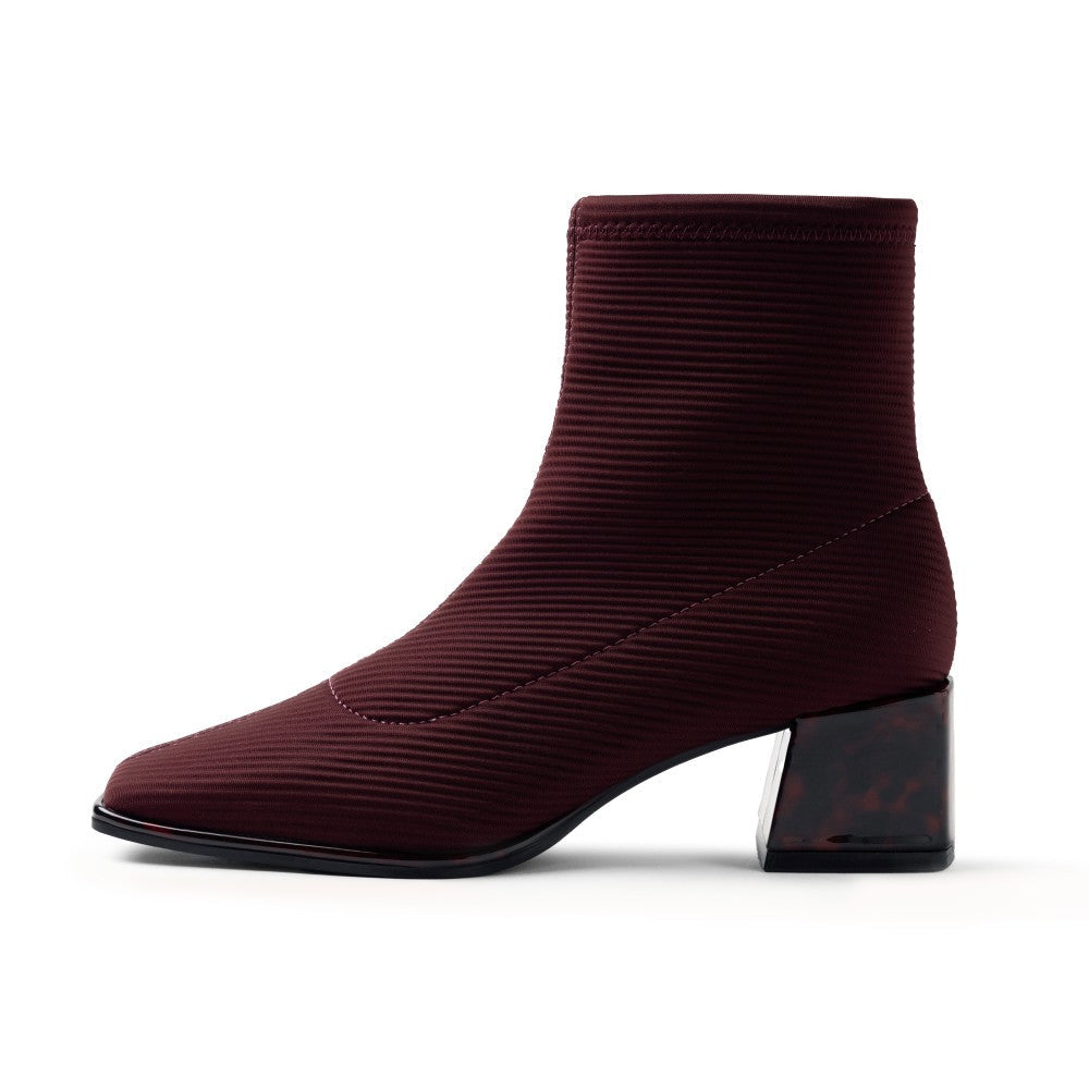 Gioseppo Burgundy Sock Boot|80115BU