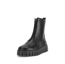 Load image into Gallery viewer, Gabor Black Leather Ankle Boot|801604001
