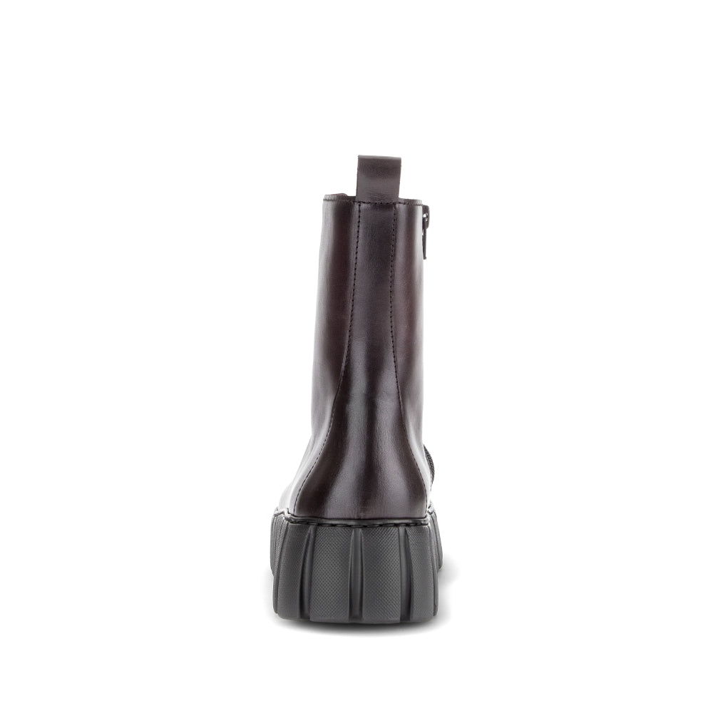 Gabor Burgundy Leather Ankle Boot|801604005