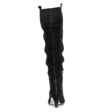 Load image into Gallery viewer, Gabor Black Suede Tall Boot|801702001
