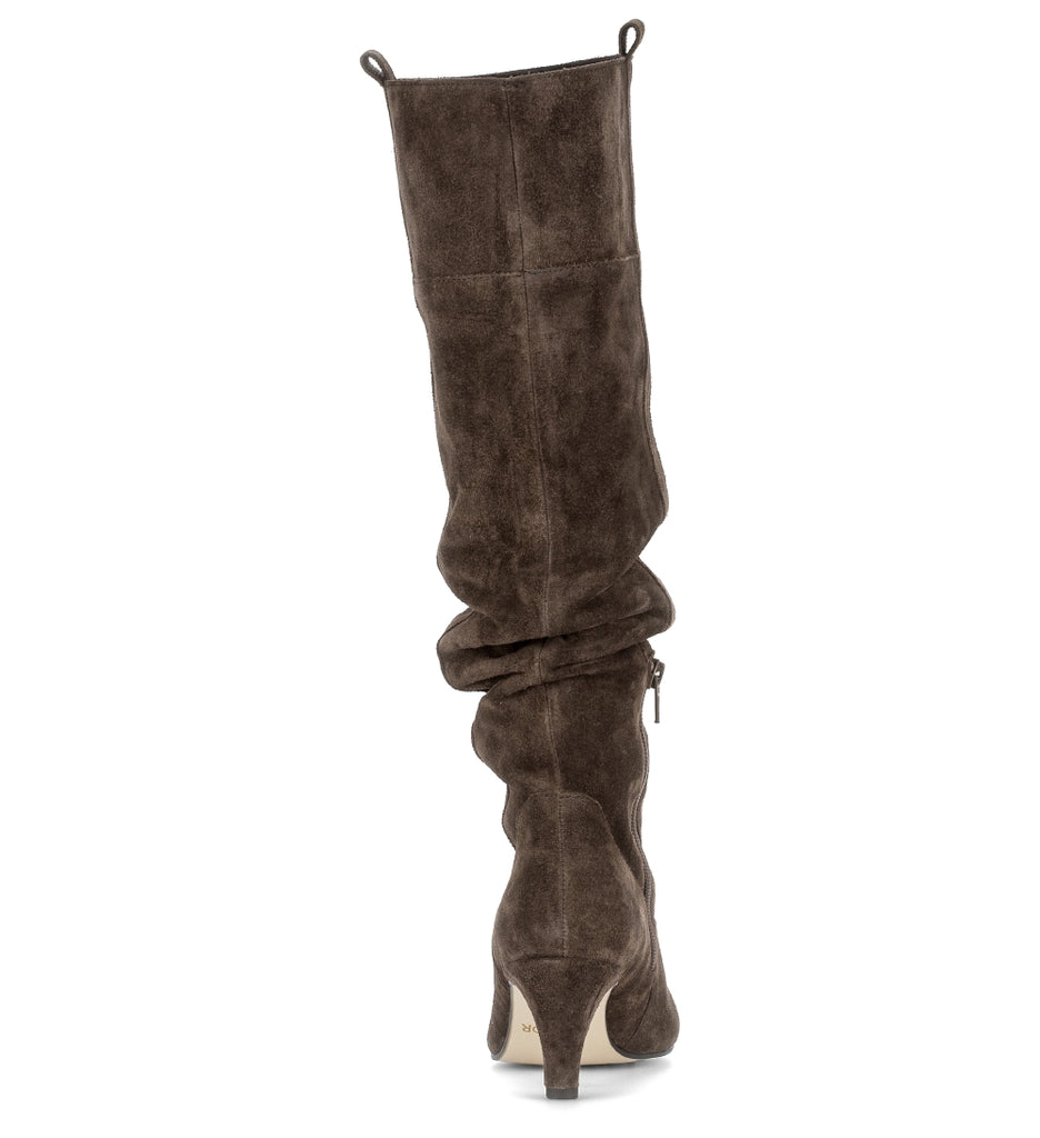 Gabor Brown Suede Tall Boot|801702002