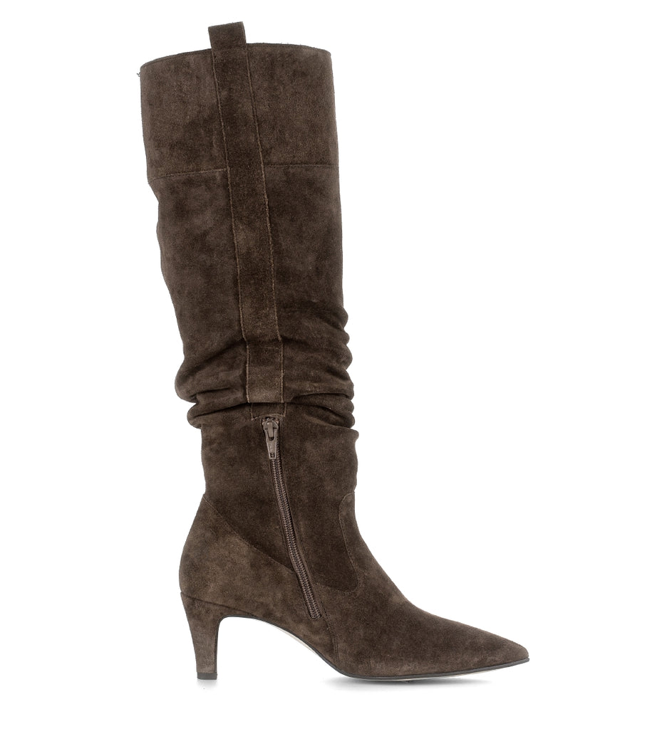 Gabor Brown Suede Tall Boot|801702002