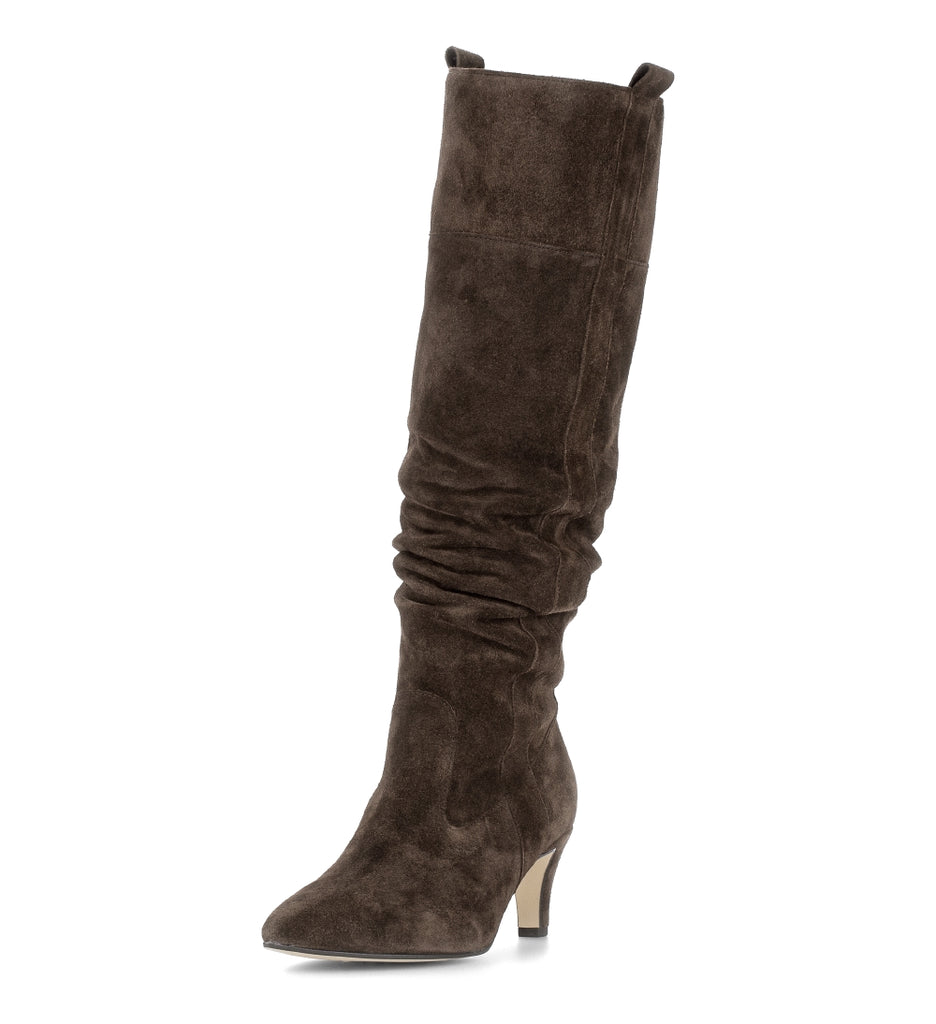 Gabor Brown Suede Tall Boot|801702002