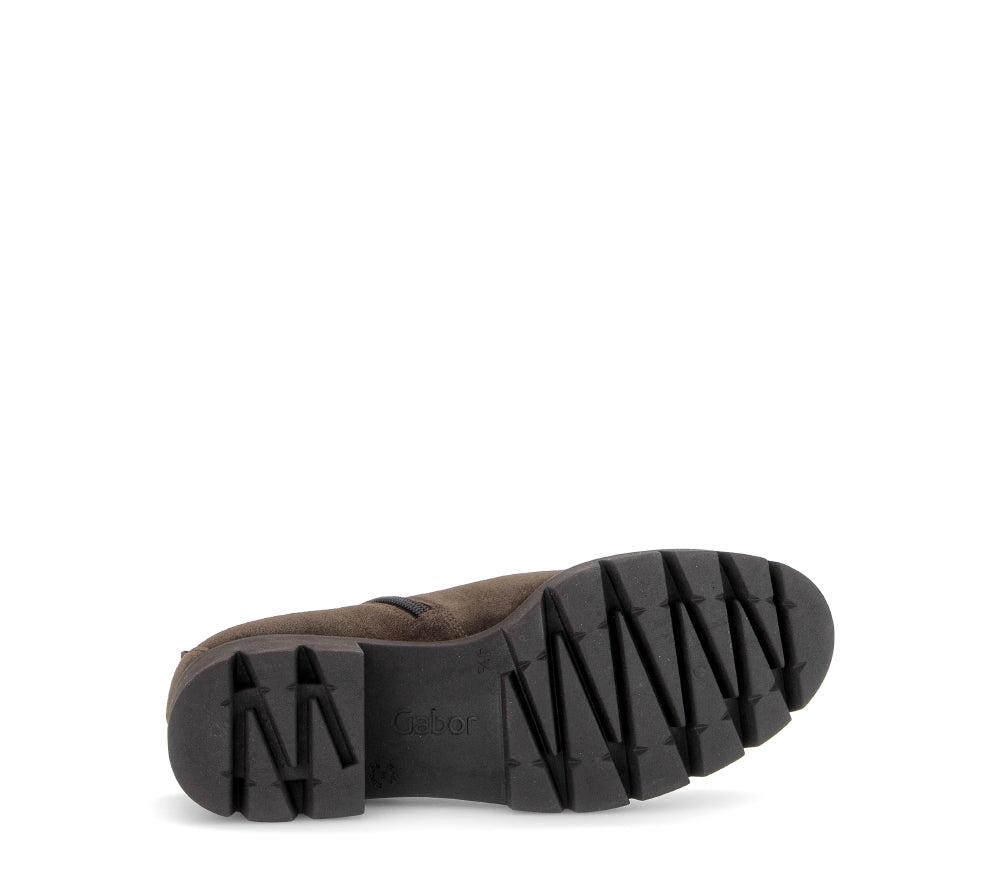 Gabor Brown Suede Ankle Boot|801801002
