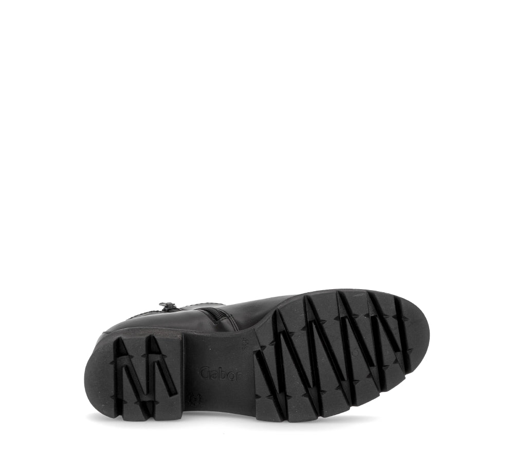 Gabor Chelsea Black Ankle Boot|801801003