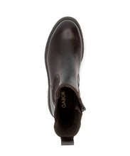 Load image into Gallery viewer, Gabor Dark Brown Leather Ankle Boot|802101006
