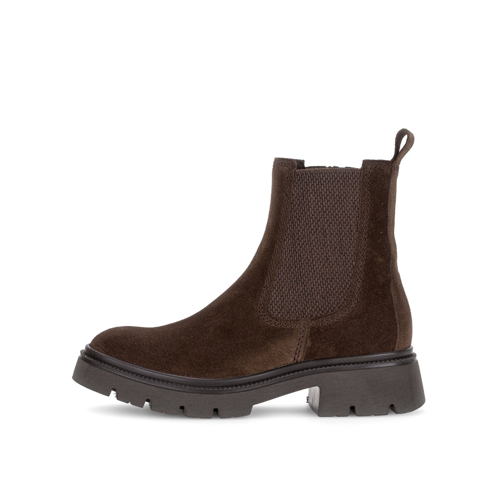 Gabor Brown Suede Chelsea Boot|802101010