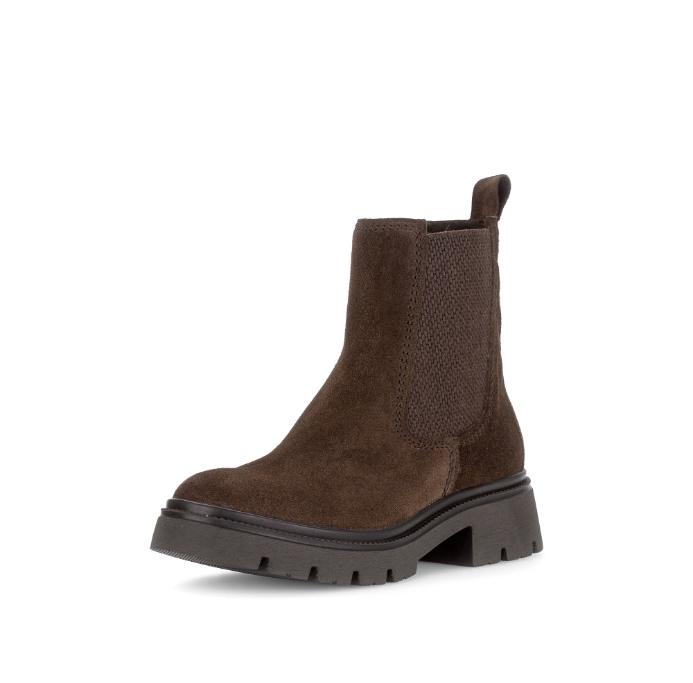 Gabor Brown Suede Chelsea Boot|802101010