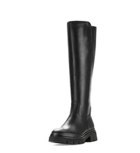 Load image into Gallery viewer, Gabor Black Leather Knee High Boot|802102003
