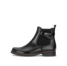 Load image into Gallery viewer, Gabor Black Leather Ankle Boot|802301001
