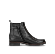 Load image into Gallery viewer, Gabor Black Leather Ankle Boot|802301001
