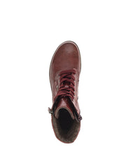 Load image into Gallery viewer, Gabor Burgundy Leather Laced Ankle Boot|802302004
