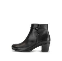 Load image into Gallery viewer, Gabor Black Leather Ankle Boot|802901002
