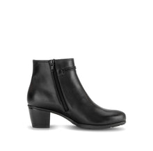 Load image into Gallery viewer, Gabor Black Leather Ankle Boot|802901002
