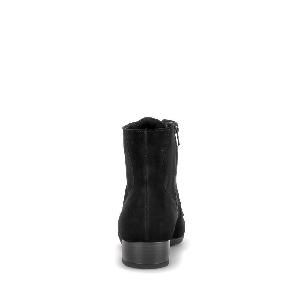Gabor Wide Fit Black Ankle Boot|803104003