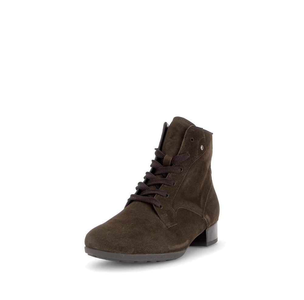Gabor Wide Fit Brown Suede Ankle Boot|803104004