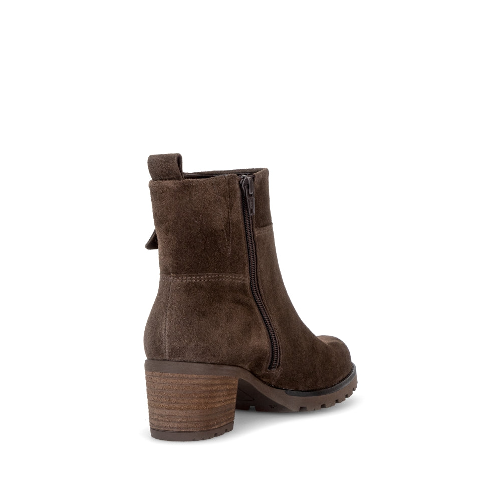 Gabor Brown Suede Ankle Boot|803202001
