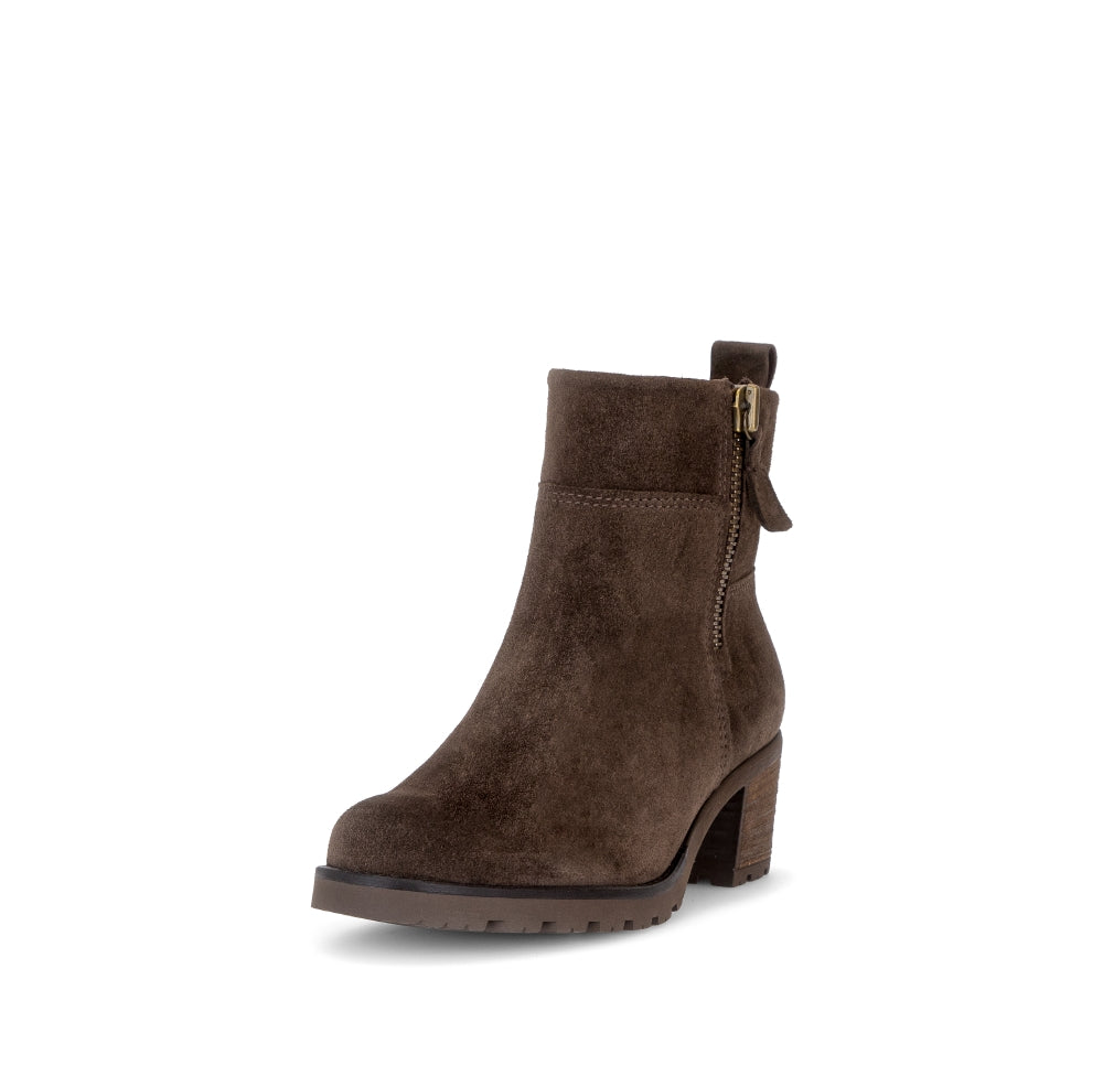 Gabor Brown Suede Ankle Boot|803202001