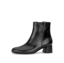 Load image into Gallery viewer, Black ankle boot on a white background
