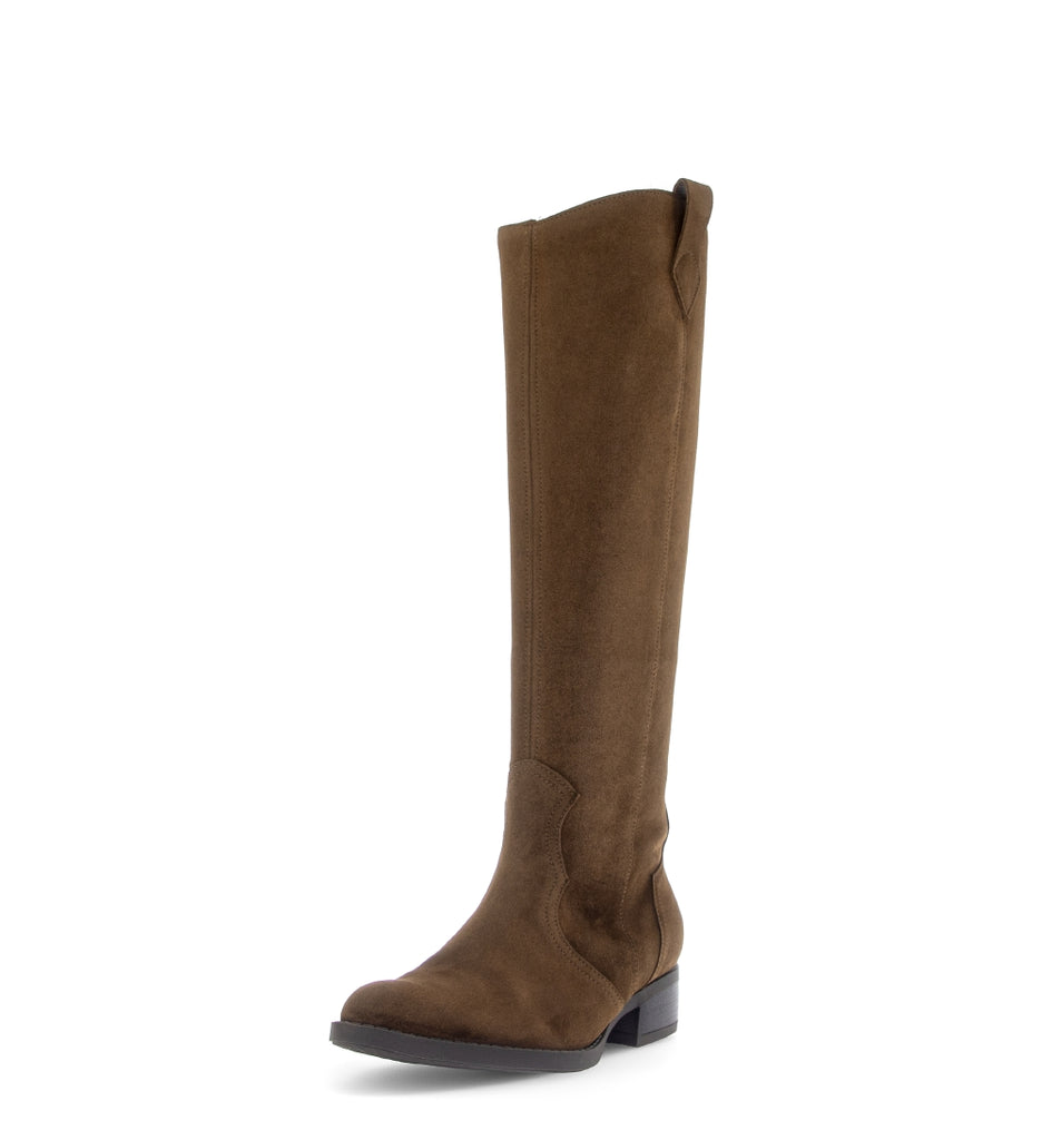 Gabor Brown Suede Tall Boot|803801001