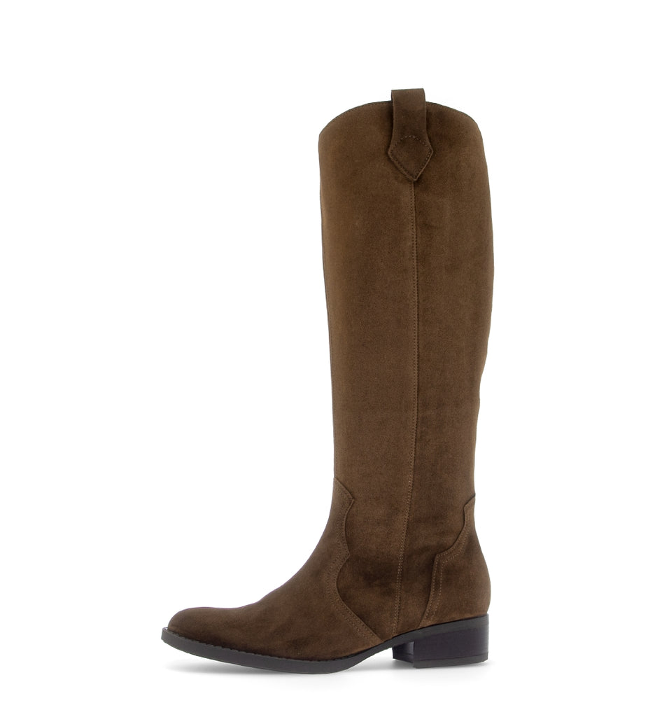 Gabor Brown Suede Tall Boot|803801001
