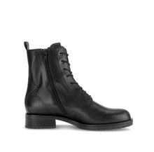 Load image into Gallery viewer, Gabor Black Leather Laced Ankle Boot|803902001
