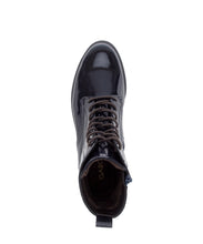 Load image into Gallery viewer, Gabor Navy Patent Laced Ankle Boot|803902004
