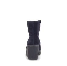Load image into Gallery viewer, Gabor Black Suede Wedge Ankle Boot|804501001
