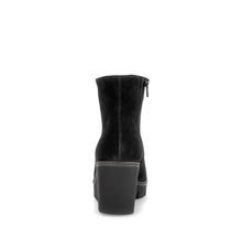 Load image into Gallery viewer, Gabor Black Suede Wedge Ankle Boot|804501002
