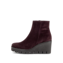 Load image into Gallery viewer, Gabor Brown Suede Wedge Ankle Boot|804501005
