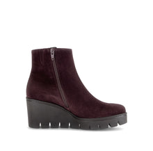Load image into Gallery viewer, Gabor Brown Suede Wedge Ankle Boot|804501005

