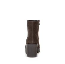 Load image into Gallery viewer, Gabor Brown Suede Wedge Ankle Boot|804501006
