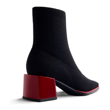 Load image into Gallery viewer, Gioseppo Black Sock Ankle Boot|80683BK
